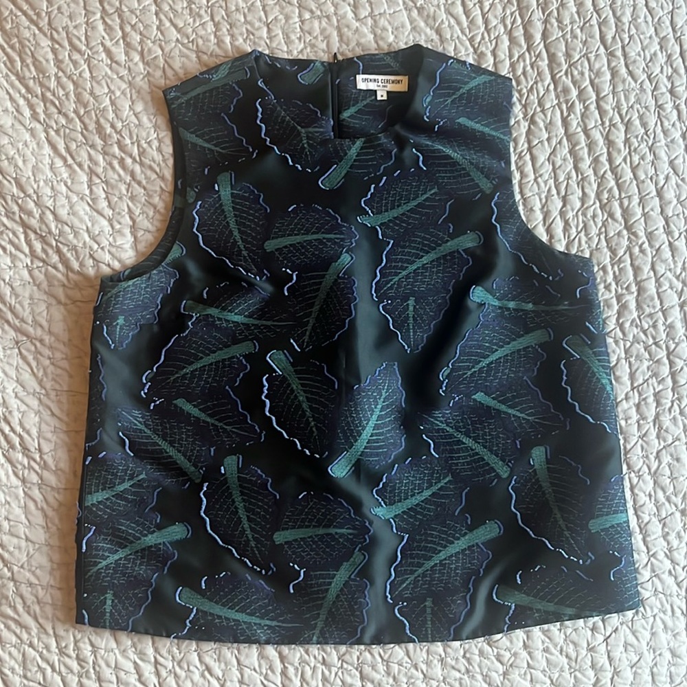 Opening Ceremony Black Top with Lead Design M